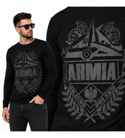 LONGSLEEVE PATRIOTYCZNY - ARMIA (SZARY)